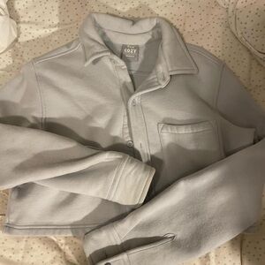 Aritzia Cozy Light Gray Sweatshirt